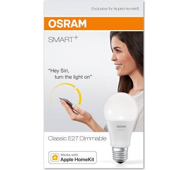 Produktbild Osram Smart+ Classic E27 Dimmable Apple HomeKit