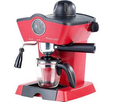 Produktbild Rosenstein & Söhne Dampfdruck-Siebträger-Espressomaschine ES-800.retro mit Aufschäumer