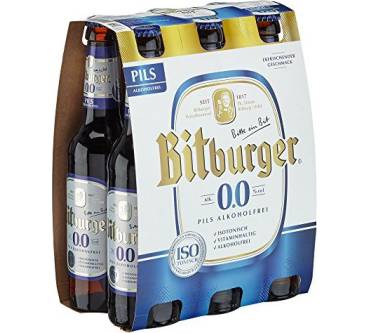 Produktbild Bitburger 0,0% alkoholfreies Pils