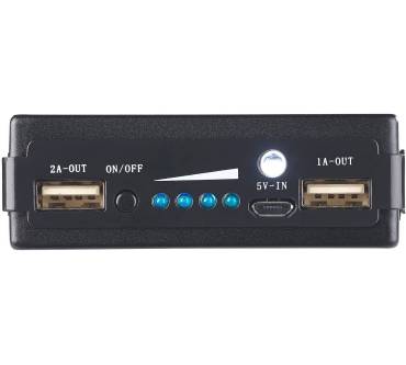 Produktbild Revolt 2in1-Solar-Powerbank mit Campingleuchte (11.000 mAh)