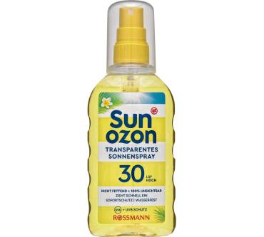 Produktbild Rossmann / Sun Ozon Transparentes Sonnenspray LSF 30