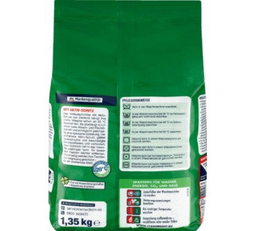 Produktbild dm / Denk mit Vollwaschmittel mit Aktiv-Schutz und Neutraroma-Technologie