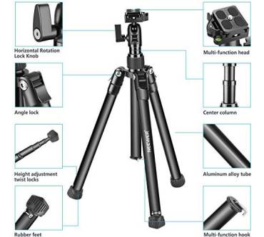 Produktbild Neewer Tragbares Stativ mit ausziehbarer Selfie-Stange