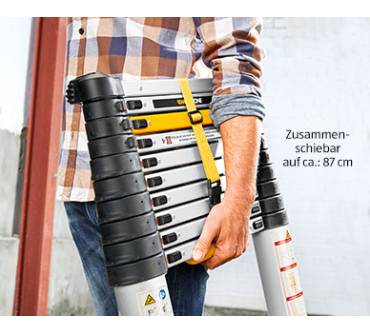 Produktbild Aldi Süd / Workzone Aluminium-Teleskopleiter