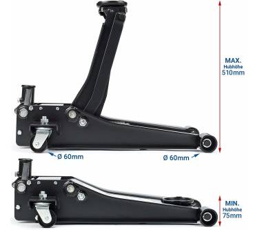 Produktbild Sellnet Rangierwagenheber 3T Doppelkolben RF830018