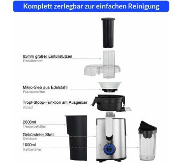 Produktbild Monzana Entsafter 101635