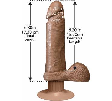 Produktbild Doc Johnson The Realistic Cock Vibrating 6 Inch