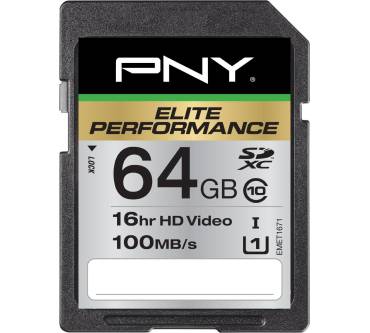Produktbild PNY SDXC Elite Performance Class 10 UHS-1 U3