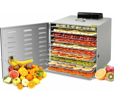 Produktbild GCSJ Edelstahl 10 Etagen Dörrgerät