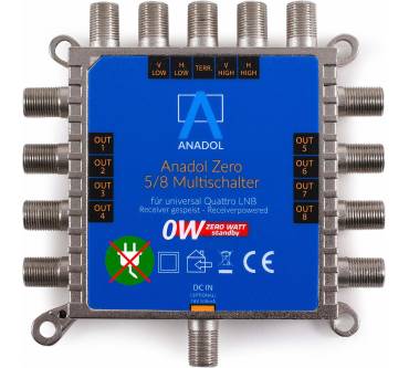 Produktbild Anadol Zero Watt 5/8 Stromloser Multischalter