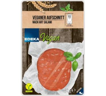 Produktbild Edeka / Bio+ Vegan Veganer Aufschnitt nach Art Salami