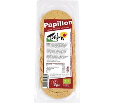 Produktbild Taifun Papillon veganer Aufschnitt mit Paprika