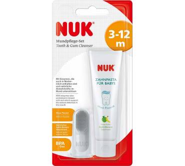 Produktbild NUK Mundpflege-Set Zahnpasta für Babys