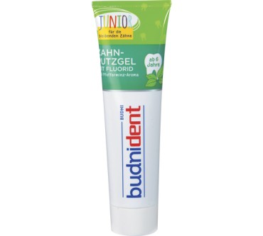 Produktbild Budni dent Zahnputzgel mit Flourid Junior, Pfefferminz-Aroma