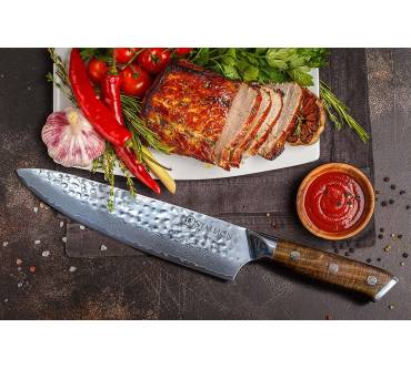 Produktbild Stallion Damastmesser Ironwood Großes Chefmesser