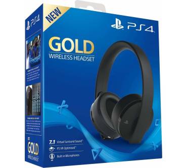 Produktbild Sony PlayStation 4 Gold Wireless Headset