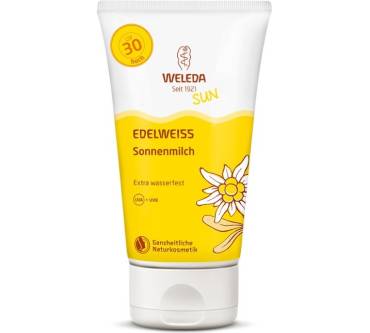 Weleda Sun Edelweiss Sonnenmilch Lsf 30 Test Testberichte De