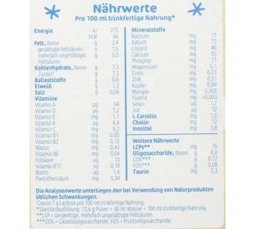 Produktbild Milupa Milumil Anfangsmilch Pre