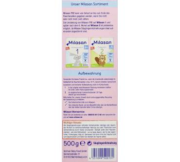 Produktbild Milasan Anfangsmilch Pre
