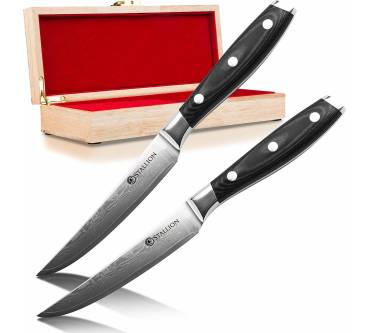 Produktbild Stallion Damastmesser Wave Steakmesser