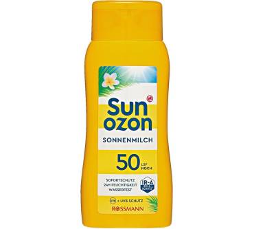 Rossmann Sun Ozon Sonnenmilch Lsf 50 Test Testberichte De