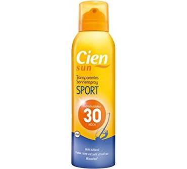 Produktbild Lidl / Cien Sun Transparentes Sonnenspray Sport LSF 30