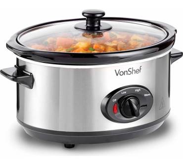 Produktbild VonShef Slow Cooker 3,5 Liter