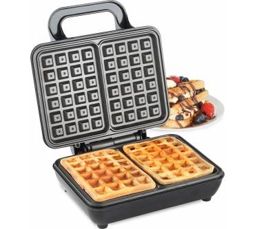 Produktbild VonShef Waffeleisen für 2 Belgische Waffeln