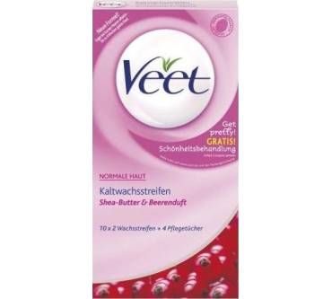 Produktbild Veet Kaltwachsstreifen Shea-Butter & Beerenduft