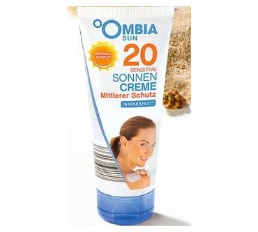 Produktbild Hofer / Ombia Suncare Sun Cream sensitive LSF 20
