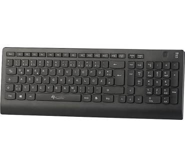 Produktbild GeneralKeys USB-Standardtastatur mit 360°-Fingerabdruck-Scanner