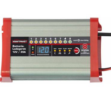 Produktbild Dino Kraftpaket 8-Schritt Batterieladegerät 12V 20A