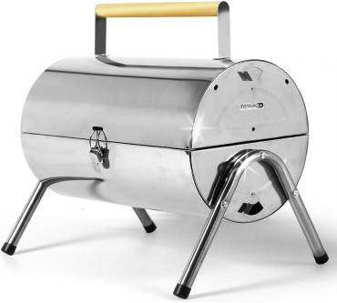 Produktbild Deuba Tragbarer Edelstahlgrill Campingrill mit Doppel-Grillfläche