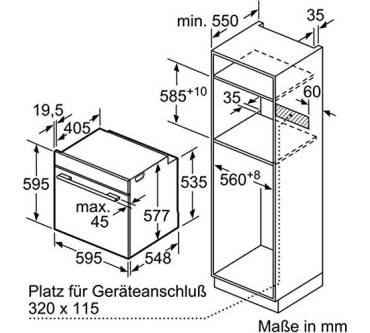 Produktbild Bosch Serie 8 HBG632TS1