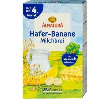 Produktbild Alnatura Hafer-Banane Milchbrei
