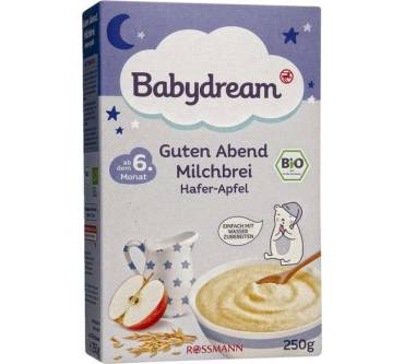 Produktbild Rossmann / Babydream Guten Abend Milchbrei Hafer-Apfel