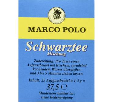 Produktbild Marco Polo Tee Schwarztee Mischung