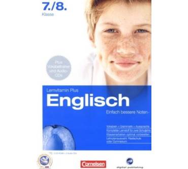 Produktbild Cornelsen Verlag Lernvitamin plus, Englisch 7. / 8. Klasse (für PC)