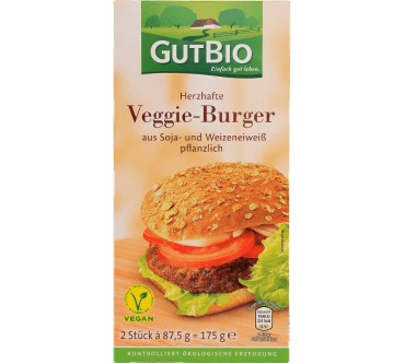 Produktbild Aldi Nord / Gut Bio Herzhafte Veggie-Burger
