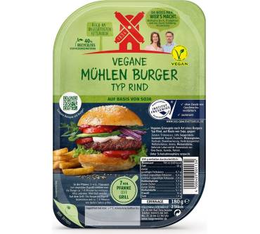 Produktbild Rügenwalder Mühle Vegane Mühlen Burger Typ Rind