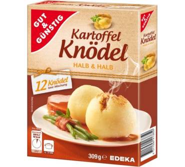 Produktbild Edeka / Gut & Günstig Kartoffelknödel lose Mischung (halb & halb)