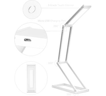 Produktbild kwmobile LED Aluminium Tischlampe