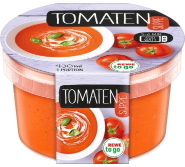 Produktbild Rewe / to go Tomatensuppe