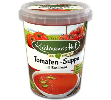 Produktbild Kuhlmann's Hof Tomaten-Suppe mit Basilikum