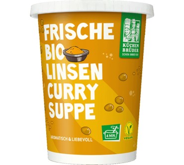 Produktbild Küchen Brüder Frische Bio Linsen Curry Suppe