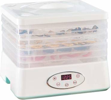 Produktbild Rosenstein & Söhne Dörrautomat mit 5 Dörr-Einsätzen & 24-Stunden-Timer NX-7979