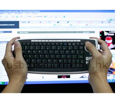 Produktbild Brando USB 2.4Ghz RF Wireless Multimedia Tiny Keyboard