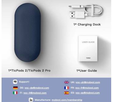Produktbild Mobvoi TicPods 2 Pro