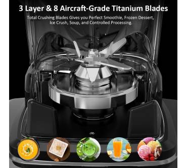 Produktbild Homgeek H24956 Standmixer 2000 Watt (Modell 2019)