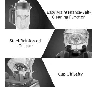 Produktbild Homgeek H24956 Standmixer 2000 Watt (Modell 2019)